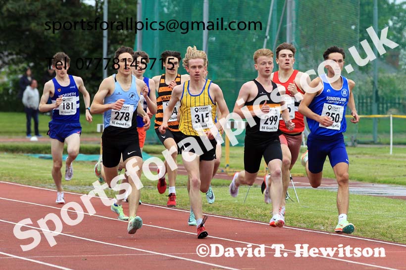 Jimmy Hedley Trophy 800 metres, NEGP 2, Monkton. Photo: David T. Hewitson/Sports for All Pics
